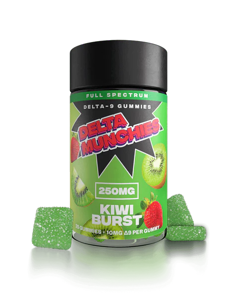 Kiwi Burst Delta 9 Gummies