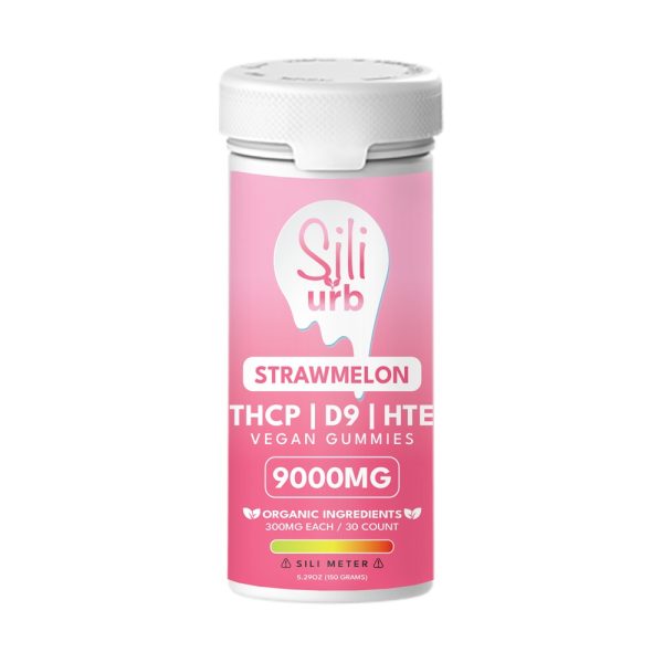 Sili x Urb THCP D9 HTE Gummies 9000MG – Strawmelon