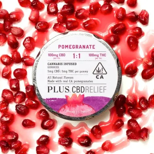 CBD Relief Pomegranate 1:1 CBD/THC