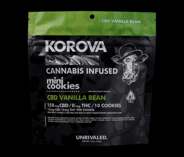 Korova Cbd Vanilla Bean Mini Cookies